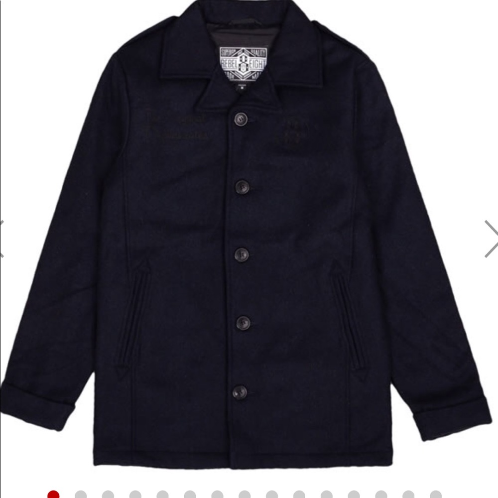 Rebel8 Rudie Jacket Peacoat - Picture 5 of 8